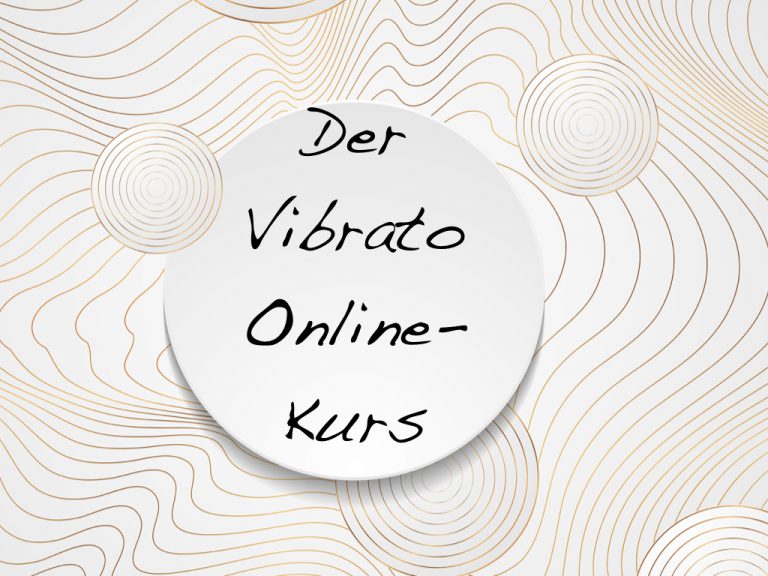 Vibrato singen lernen im Online-Kurs